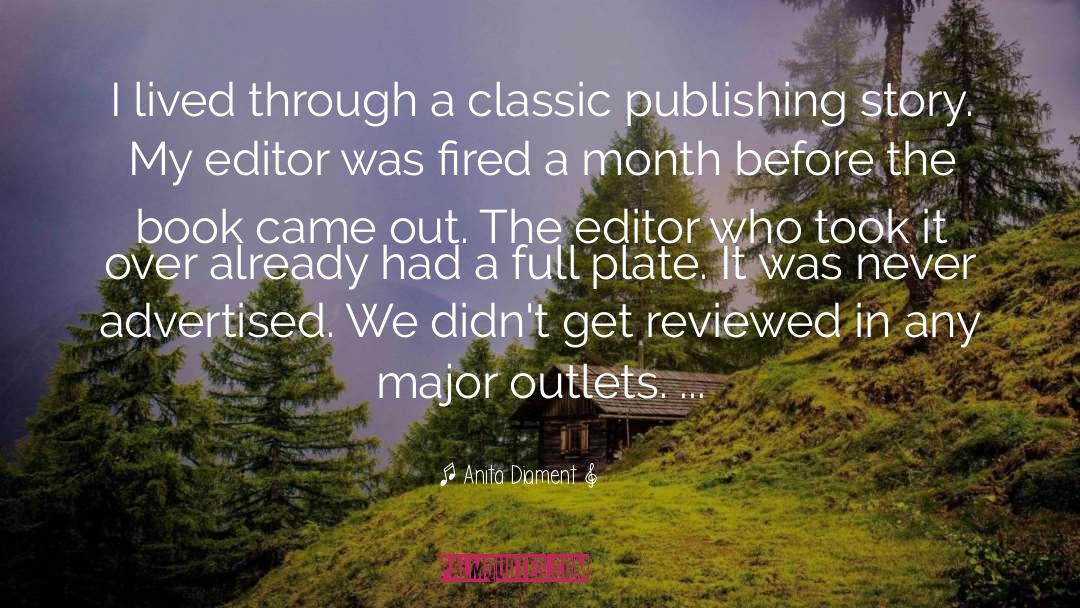 Book Publishing quotes by Anita Diament