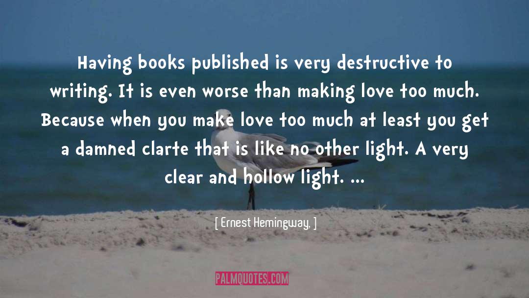 Book Publishing quotes by Ernest Hemingway,