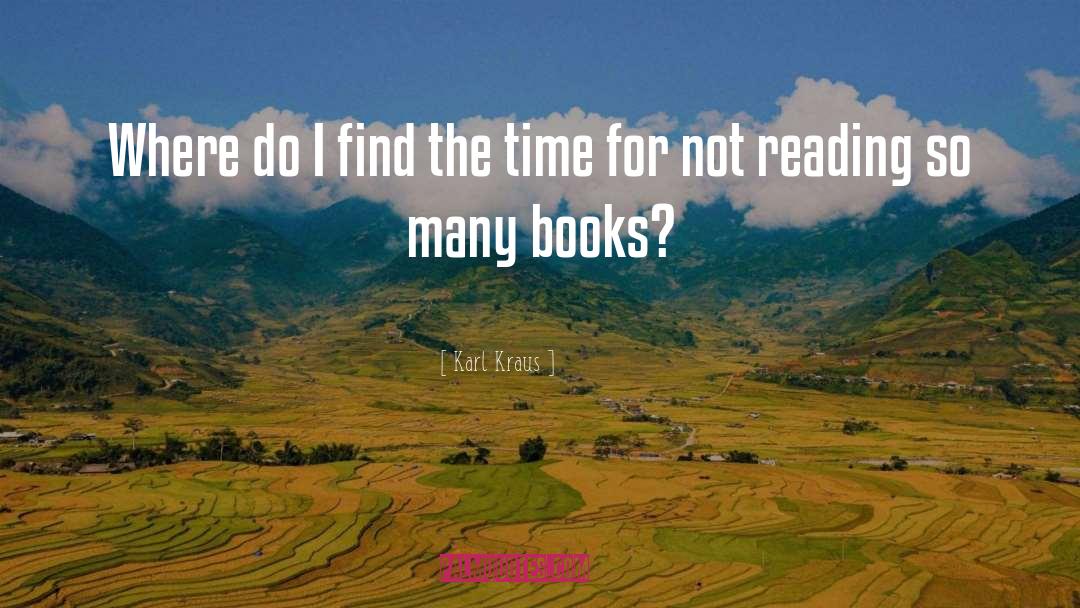 Book Reading quotes by Karl Kraus
