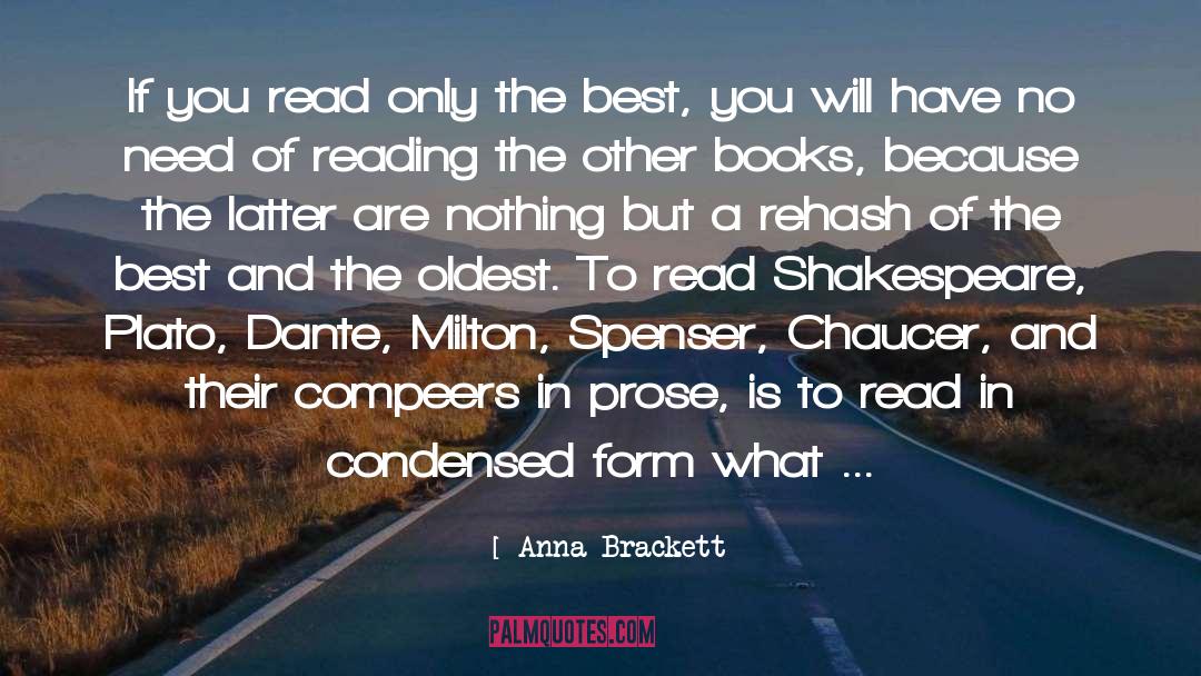 Book Reading quotes by Anna Brackett