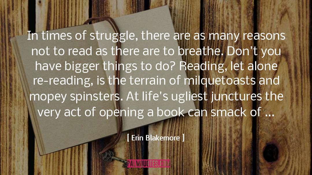 Book Reading quotes by Erin Blakemore