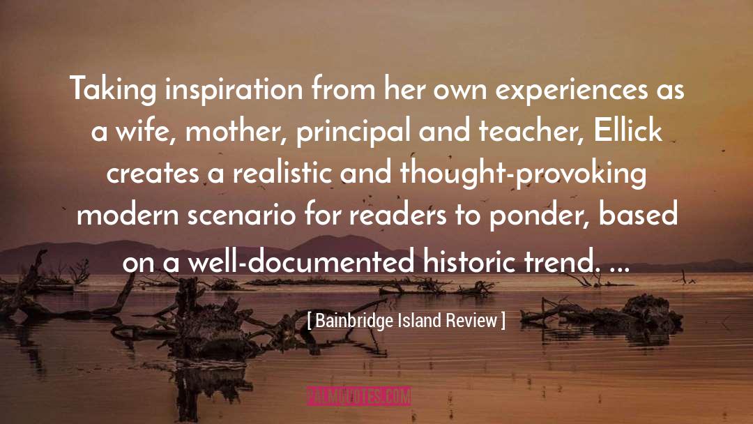 Book Review quotes by Bainbridge Island Review