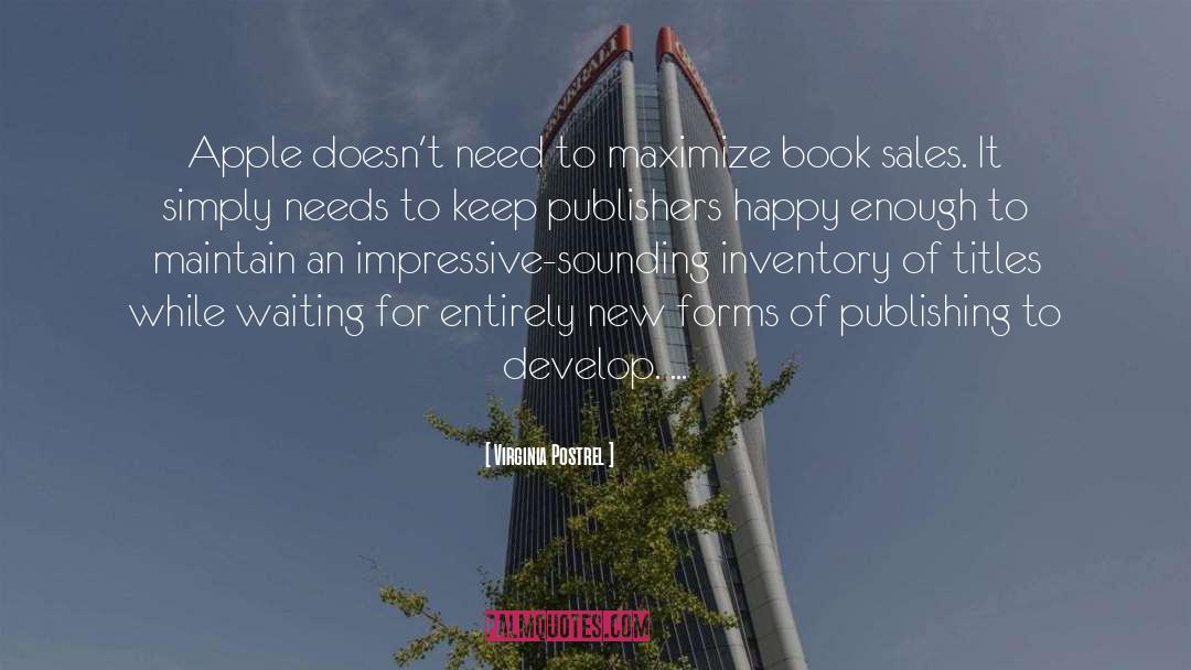 Book Sales quotes by Virginia Postrel