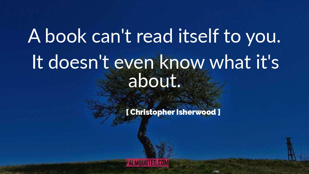 Book Sellers quotes by Christopher Isherwood