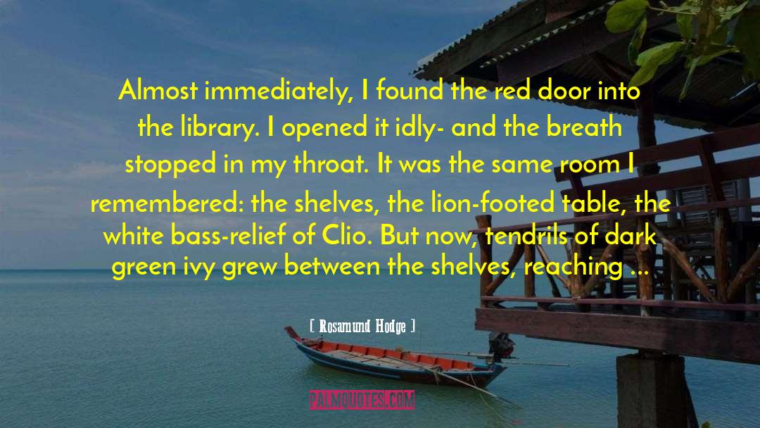 Book Shelves Library quotes by Rosamund Hodge