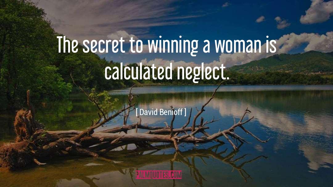 Book The Secret quotes by David Benioff