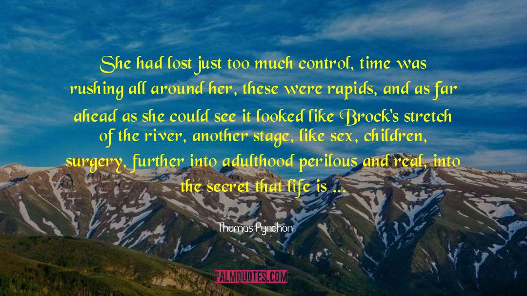 Book The Secret River quotes by Thomas Pynchon