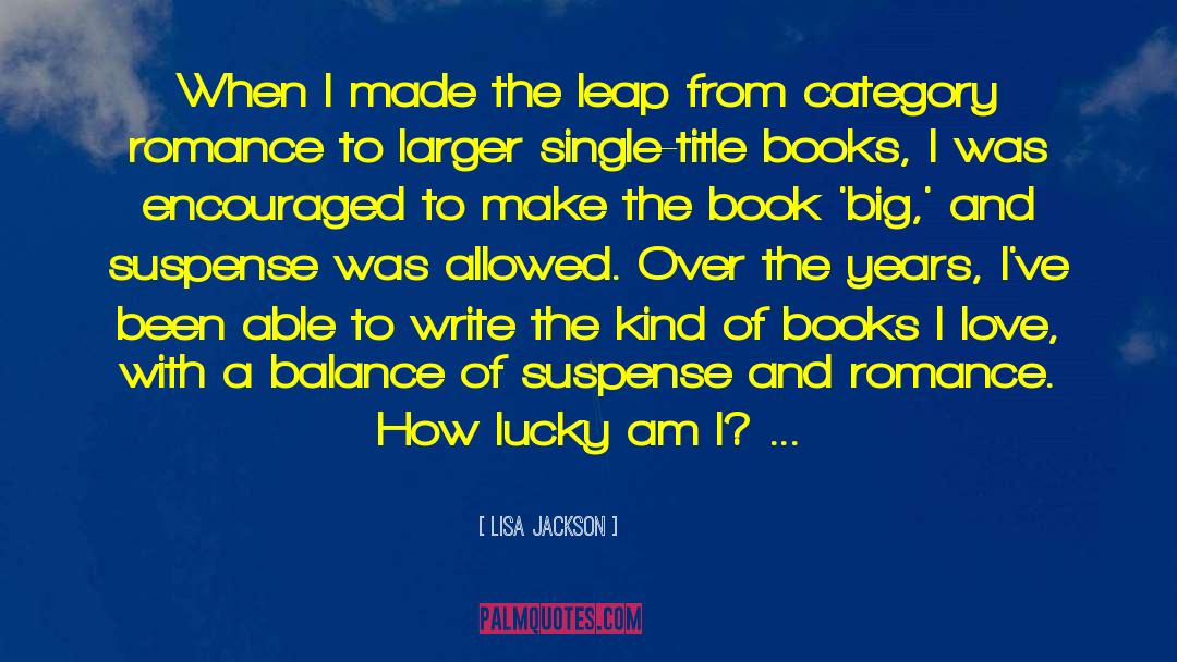 Book Title Single Or Double quotes by Lisa Jackson