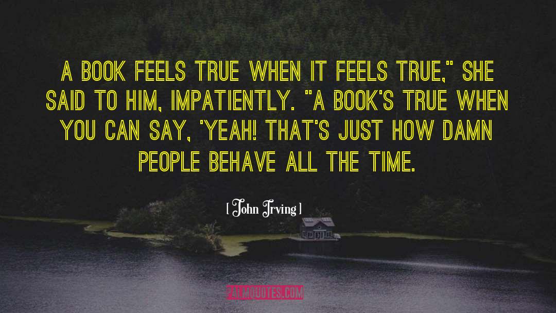 Book Titles quotes by John Irving