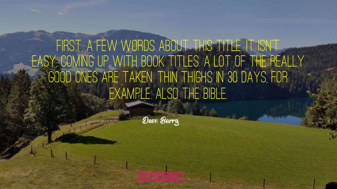 Book Titles quotes by Dave Barry