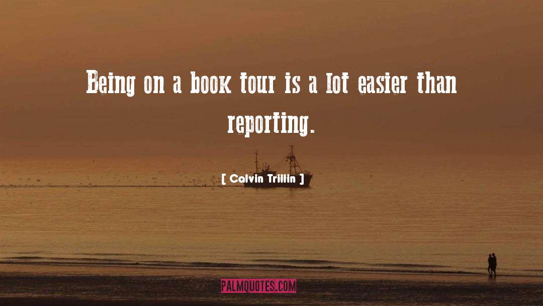 Book Tour quotes by Calvin Trillin