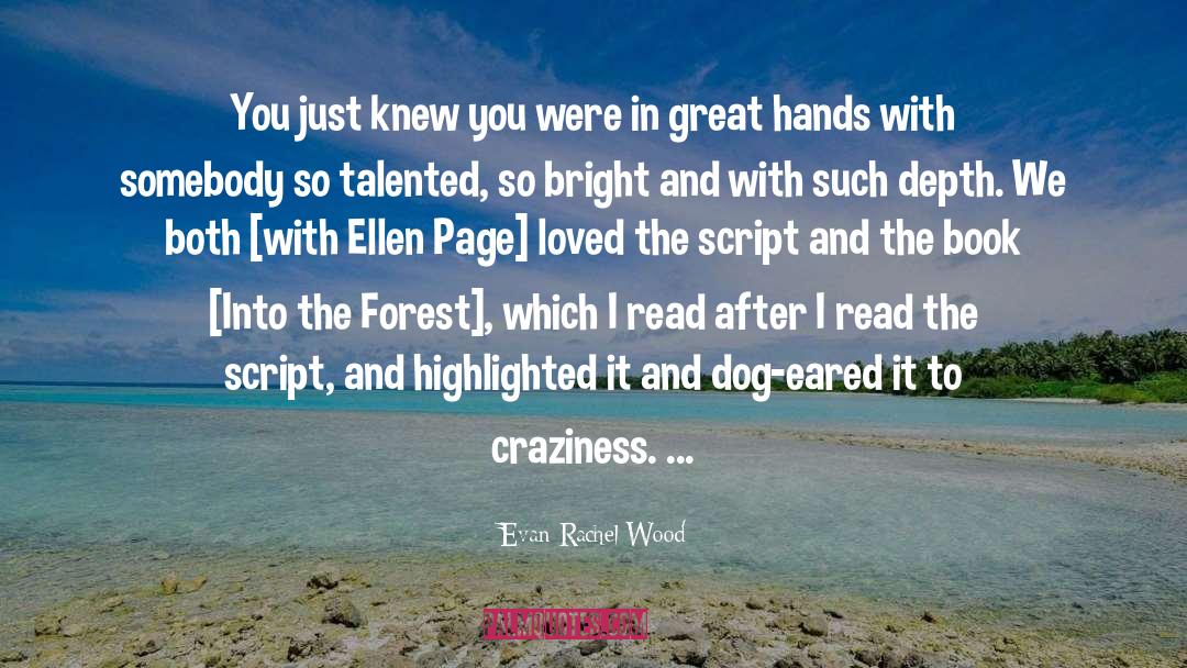 Book Trailers quotes by Evan Rachel Wood