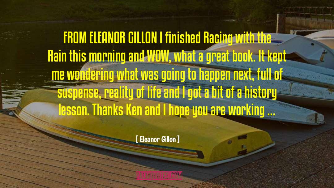 Book Trailers quotes by Eleanor Gillon