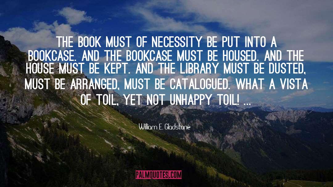 Bookcase quotes by William E. Gladstone