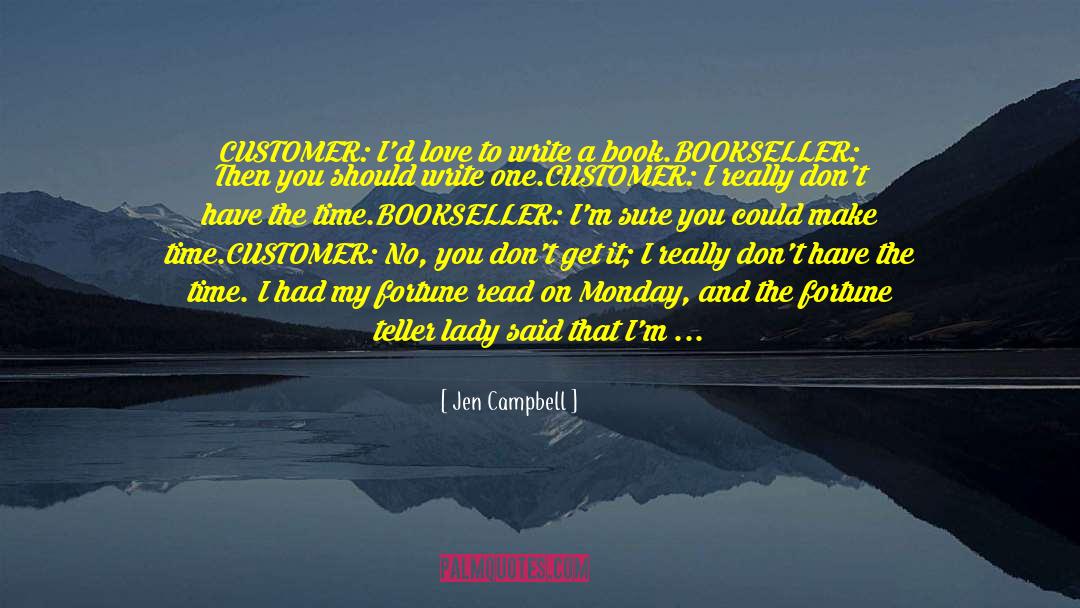 Booked quotes by Jen Campbell