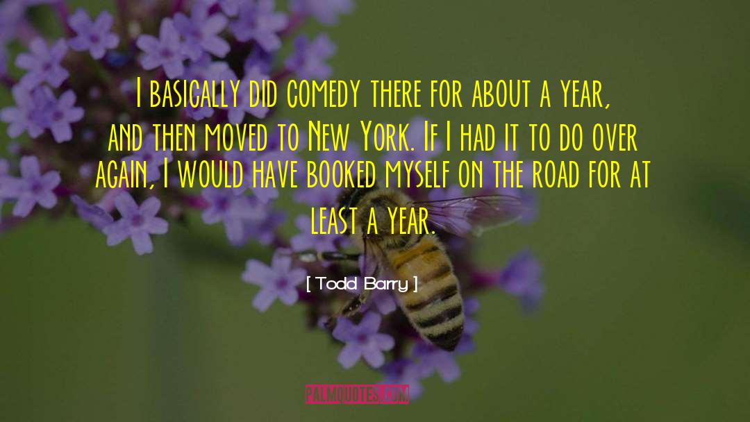 Booked quotes by Todd Barry