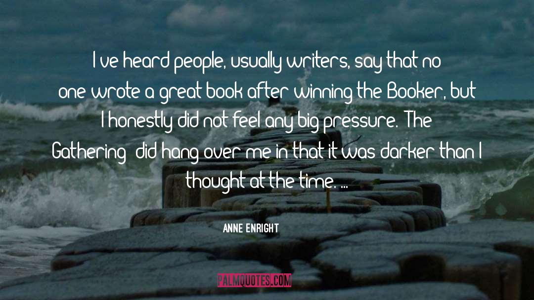 Booker quotes by Anne Enright