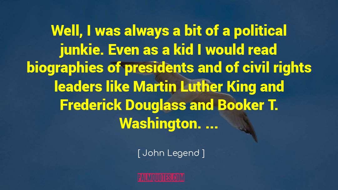 Booker T Washington quotes by John Legend