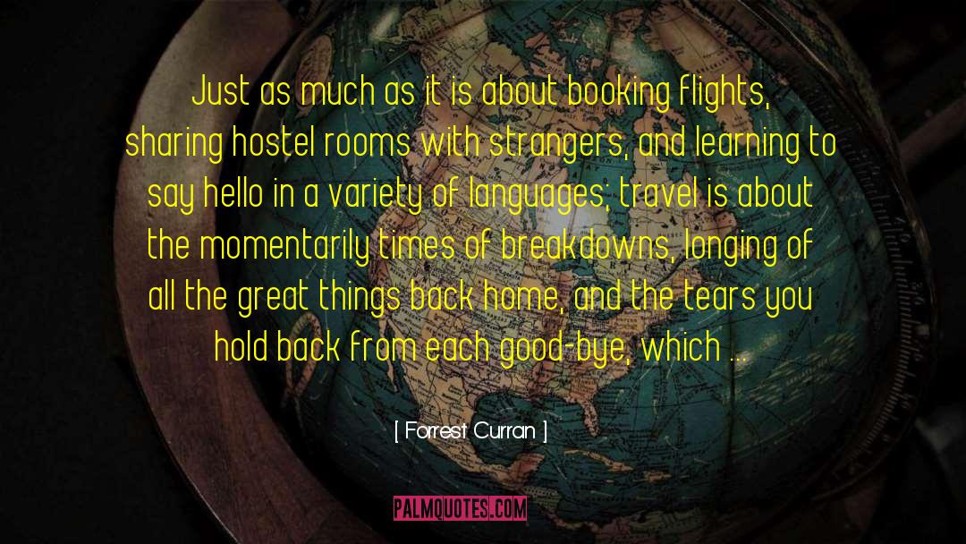 Booking quotes by Forrest Curran
