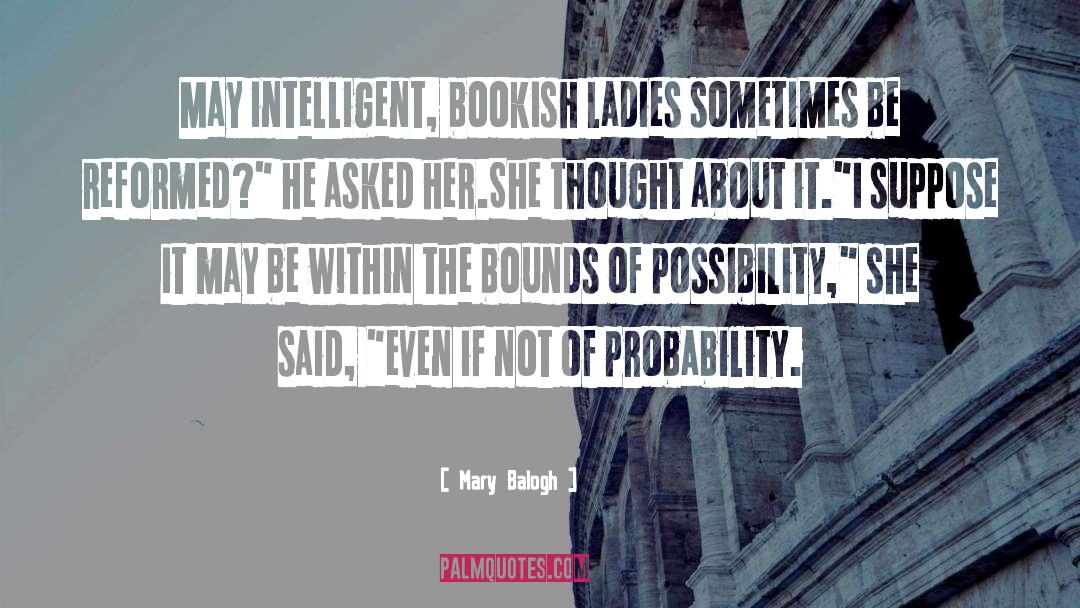 Bookish quotes by Mary Balogh