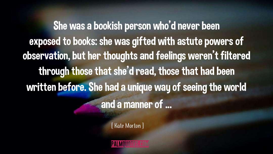 Bookish quotes by Kate Morton