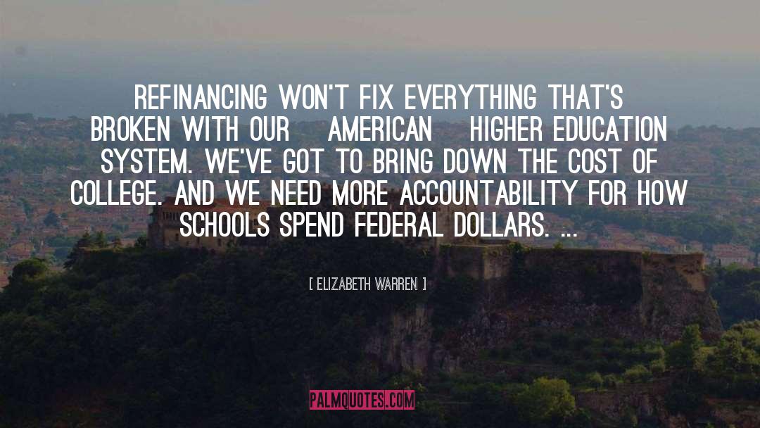 Bookless Schools quotes by Elizabeth Warren