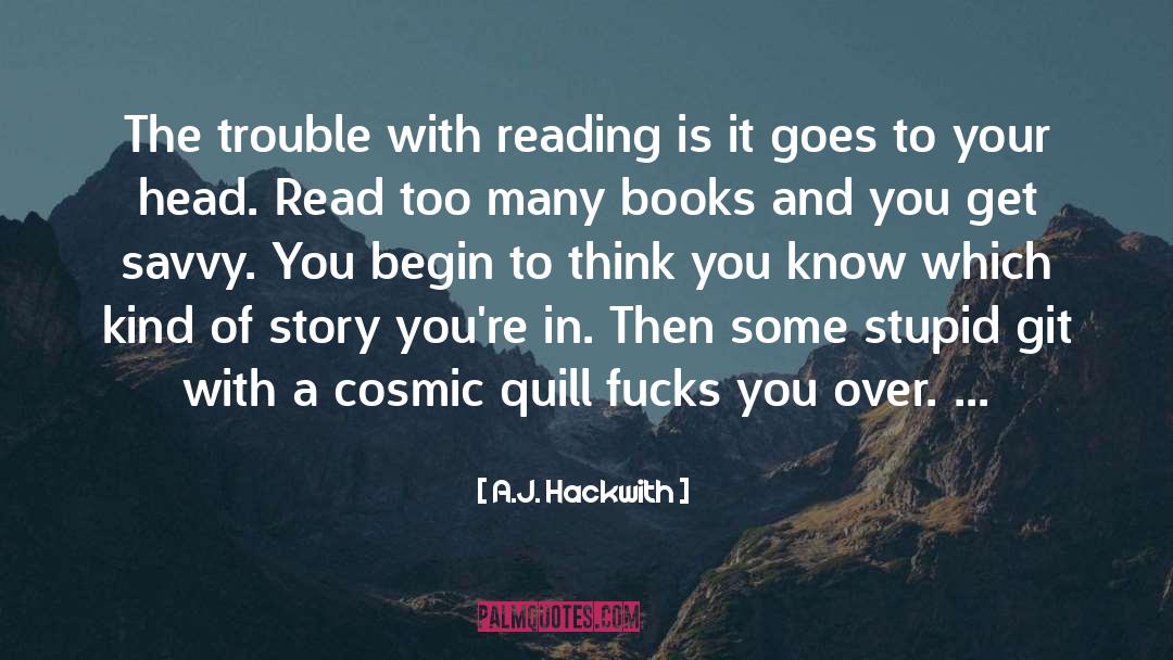 Books About Books quotes by A.J. Hackwith