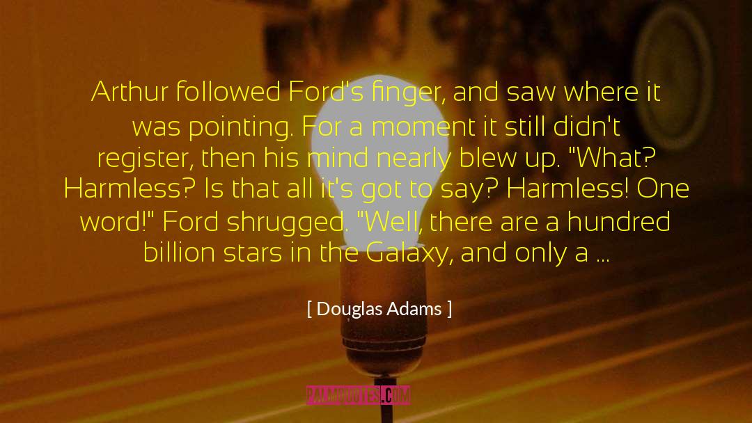 Books About Food quotes by Douglas Adams