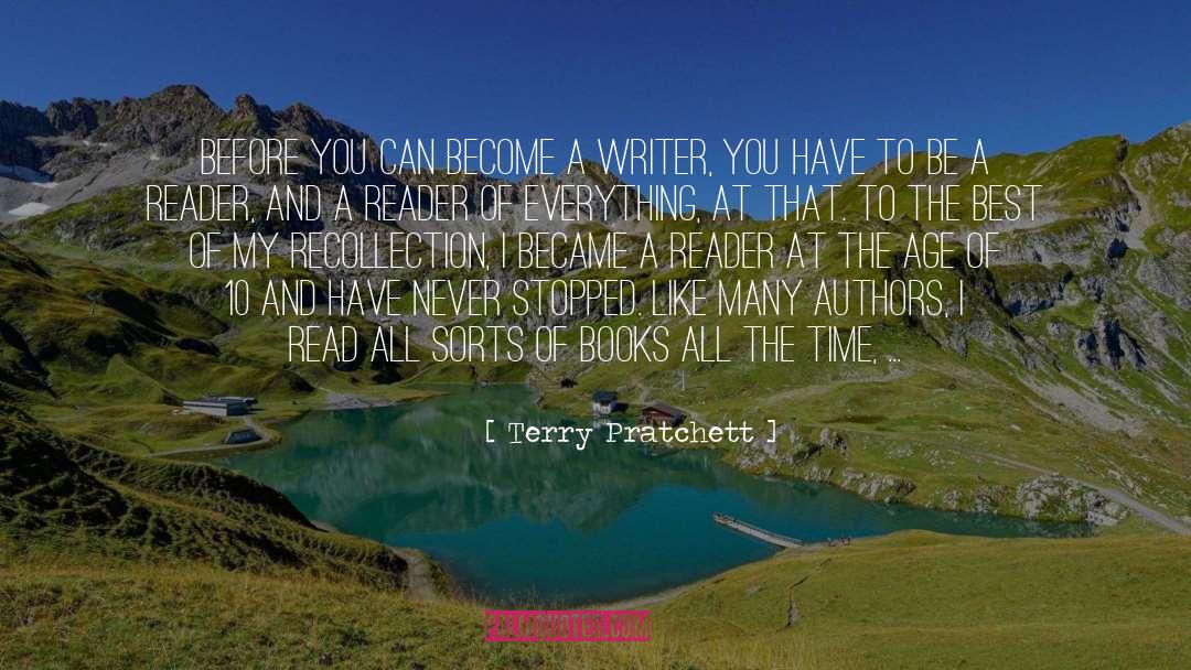 Books And Authors List quotes by Terry Pratchett