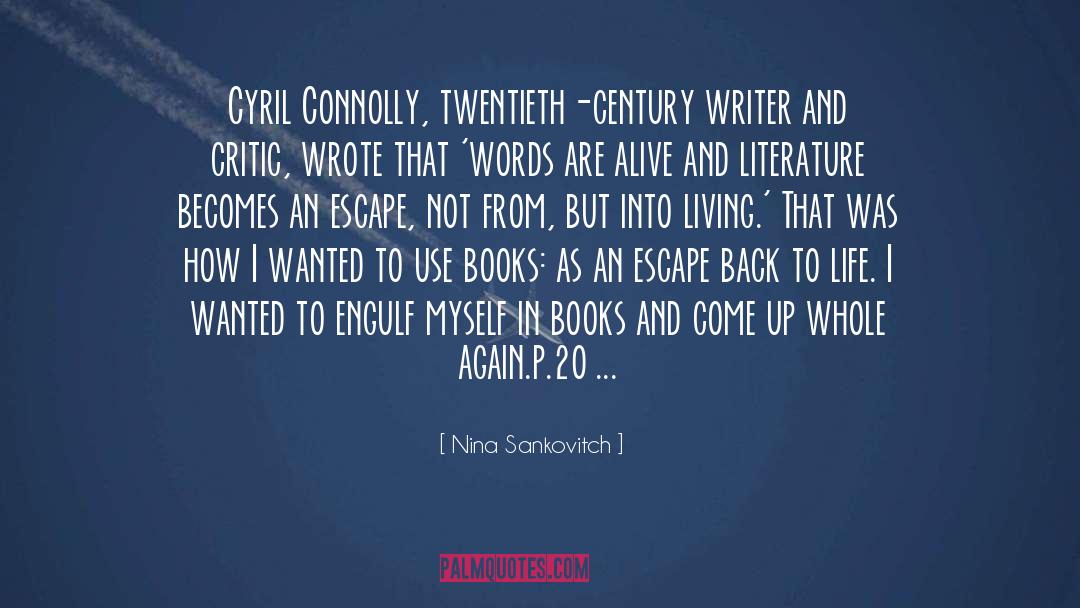 Books And Authors quotes by Nina Sankovitch