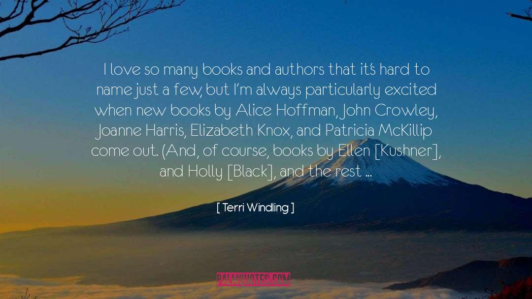 Books And Authors quotes by Terri Windling