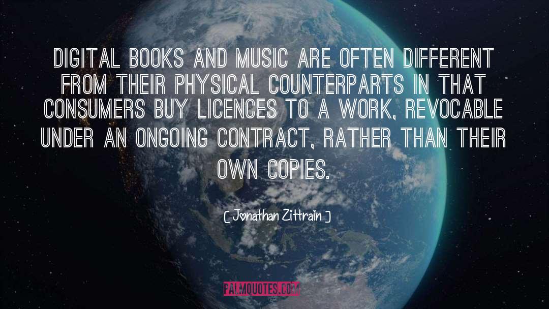 Books And Music quotes by Jonathan Zittrain