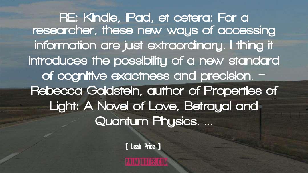 Books And Reading quotes by Leah Price