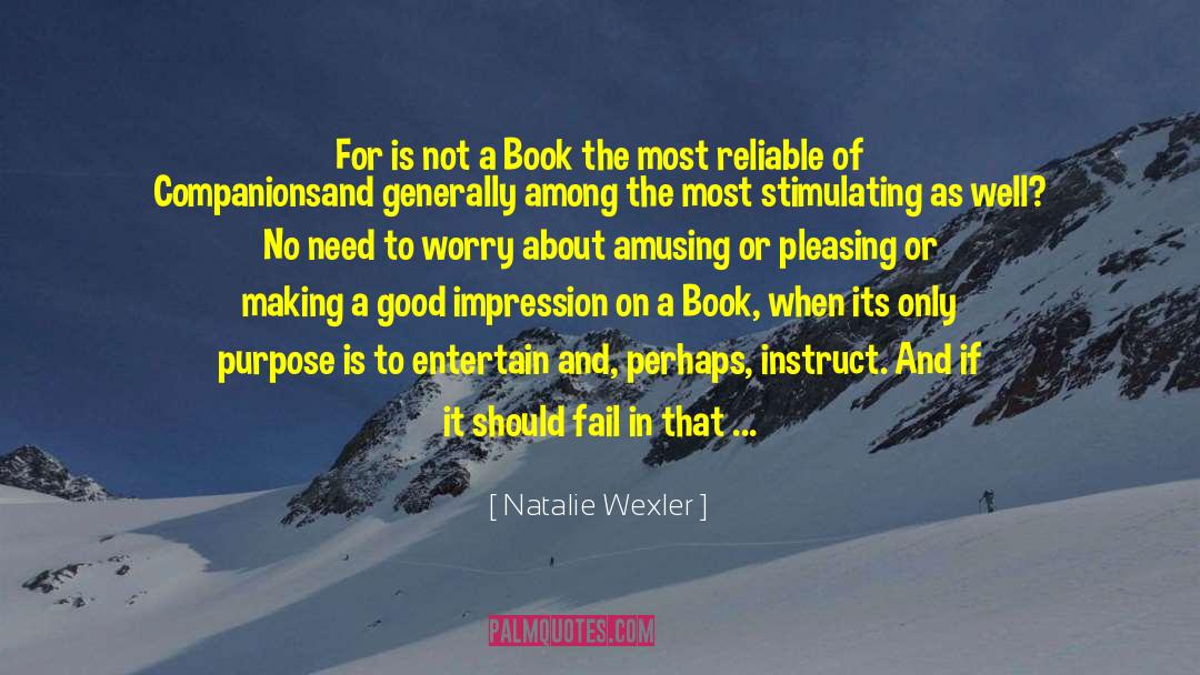 Books For Writers quotes by Natalie Wexler