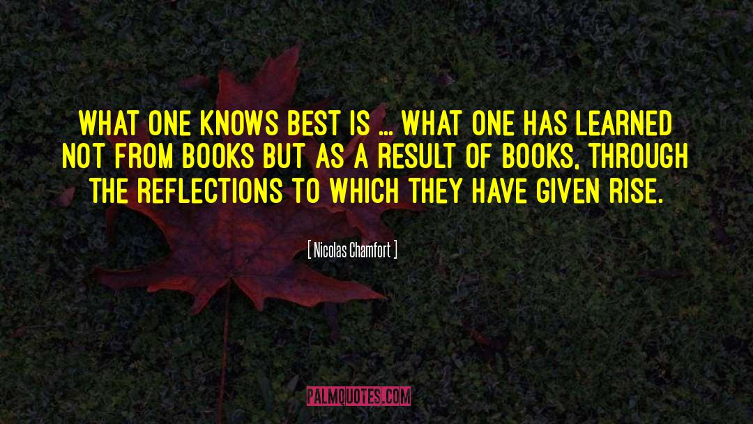 Books Lovers quotes by Nicolas Chamfort