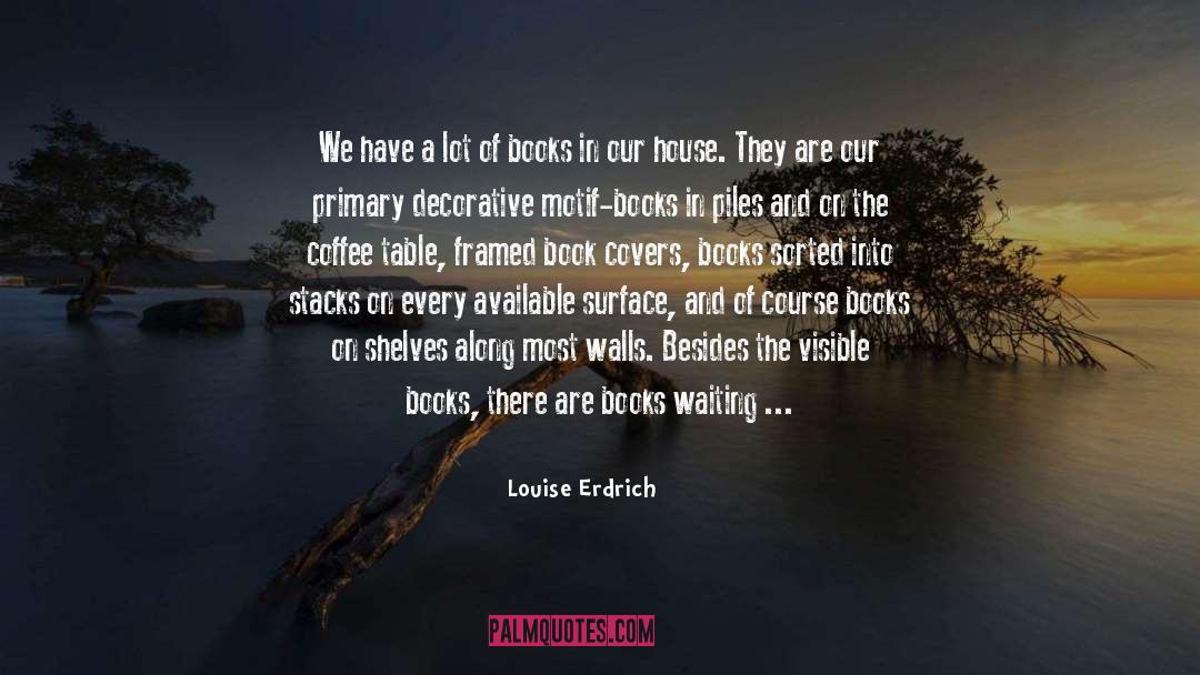 Books On Shelves quotes by Louise Erdrich