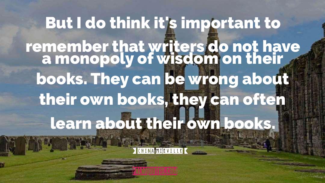 Books quotes by China Mieville