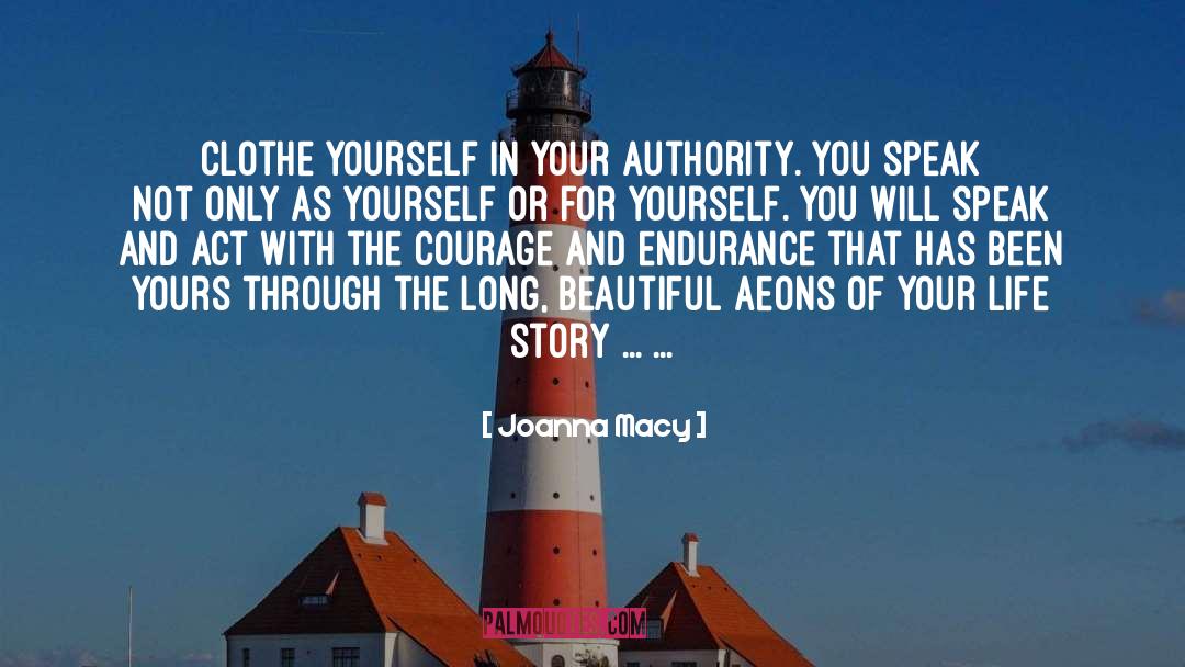 Books Stories quotes by Joanna Macy