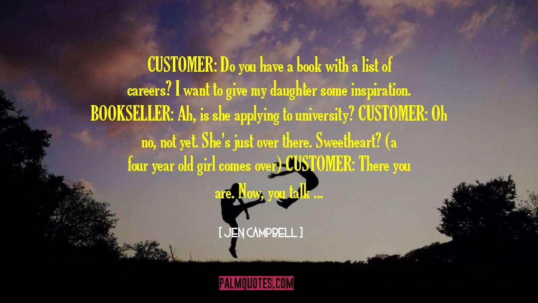 Bookseller quotes by Jen Campbell