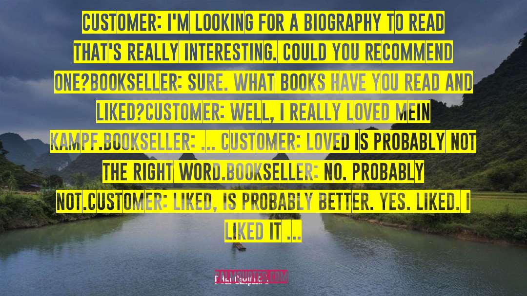 Bookseller quotes by Jen Campbell