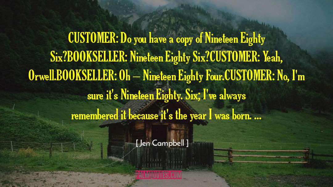 Bookseller quotes by Jen Campbell