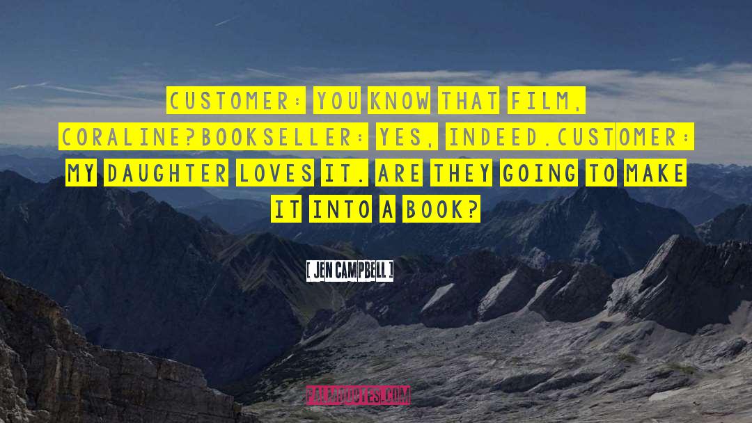 Bookseller quotes by Jen Campbell