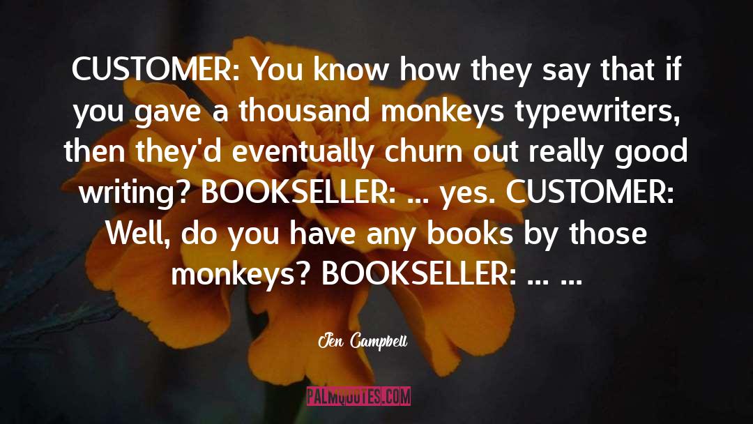 Bookseller quotes by Jen Campbell