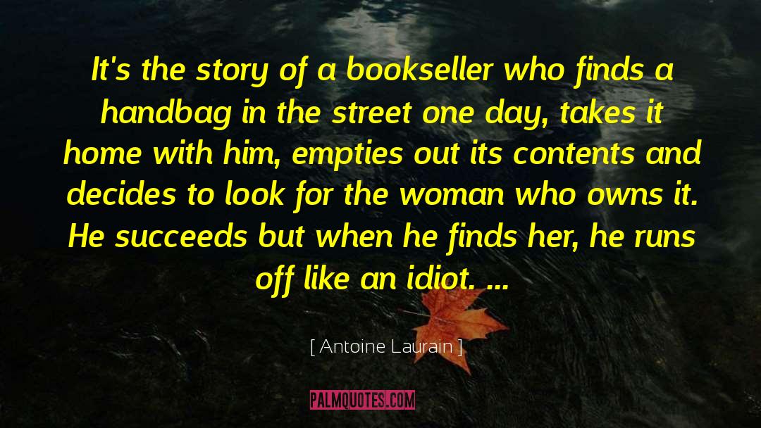 Bookseller quotes by Antoine Laurain