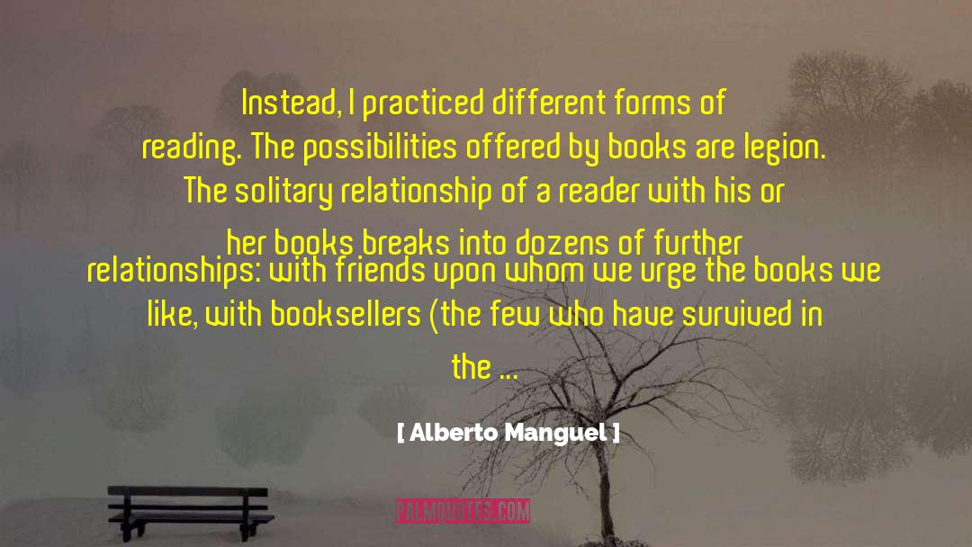 Booksellers quotes by Alberto Manguel