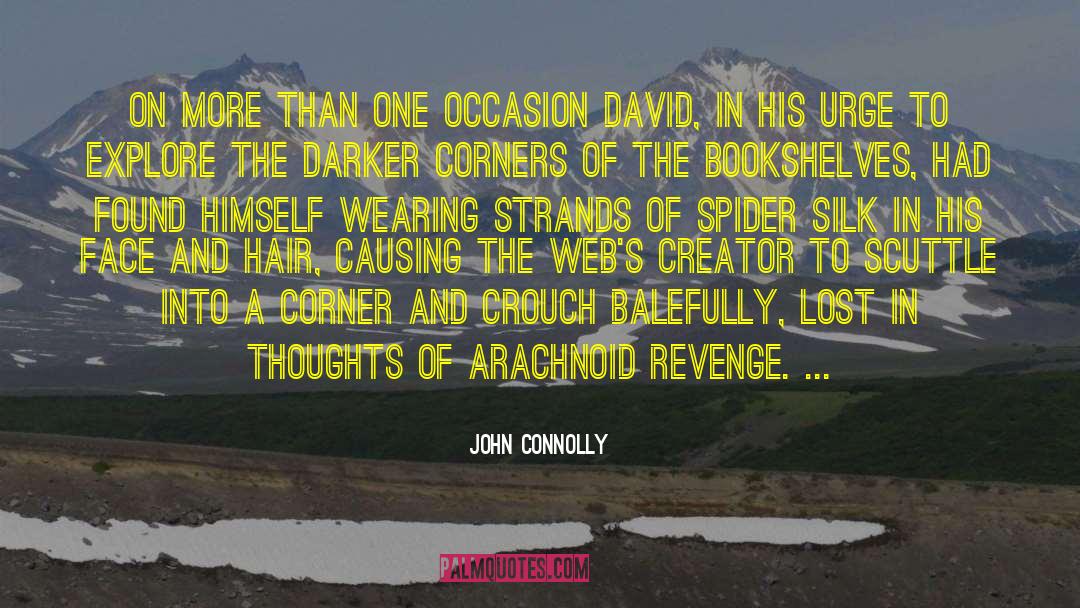 Bookshelves quotes by John Connolly