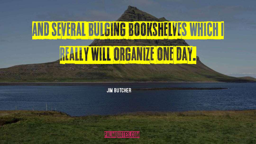 Bookshelves quotes by Jim Butcher