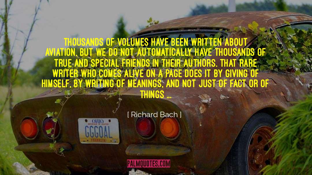 Bookshelves quotes by Richard Bach