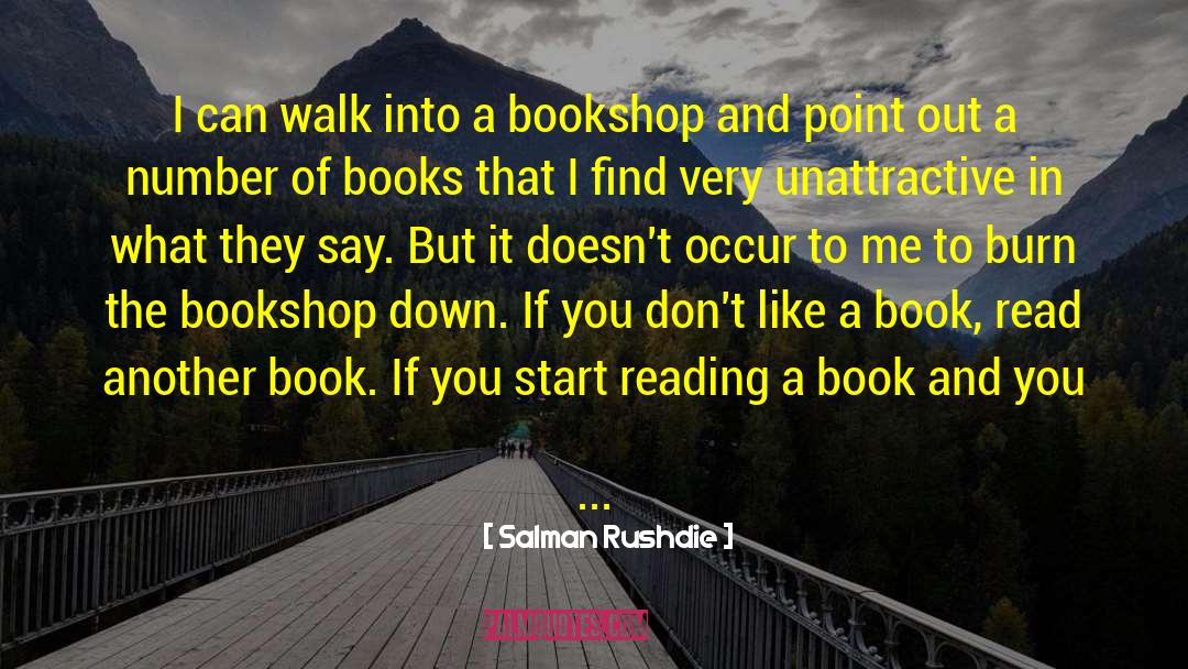 Bookshop quotes by Salman Rushdie