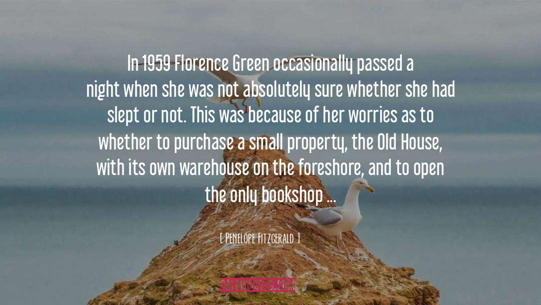 Bookshop quotes by Penelope Fitzgerald